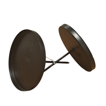 Bloklysholder 10,2 cm til LED lys – sæt af 2 stk.